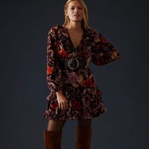 NWOT Anthropologie Pilcro Tiered Corduroy Dress